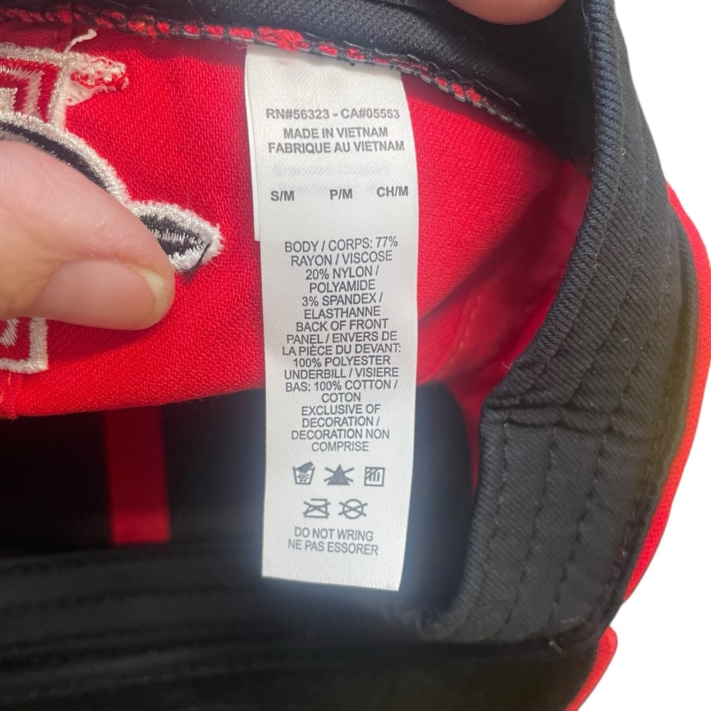 Nike San Diego State University Hat Small Fitted Red Dri-Fit Swoosh SDSU Aztecs - Picture 10 of 10